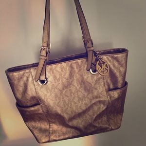 Rose gold Micheal Kors Tote